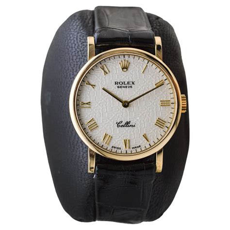 rolex cellini 18kt